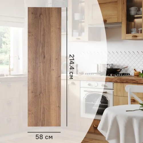 Фальшпанель для кухонного шкафа Рошаль 58x214 см KONSENSA ЛДСП цвет коричневый