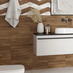 Настенная плитка KREAFORTA Mersey Вуден 20x40 см 1.62 м² матовая цвет бежевый