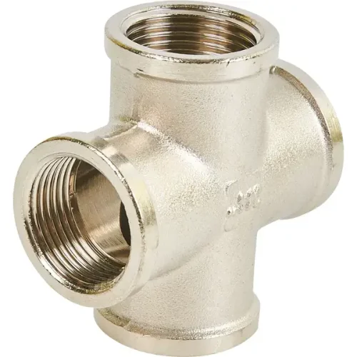 Крестовина Stout 3/4" ВР мм никелированная латунь