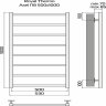 Полотенцесушитель Royal Thermo Axel П8 500х1000 белый
