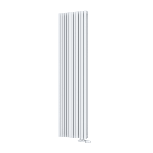 Радиатор КЗТО QUADRUM 30 V 2- 1750-12 UT RAL1T104S9016 (белый муар)