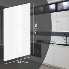 Фасад кухонного шкафа Аша 44.7x76.5 см KONSENSA ЛДСП цвет белый