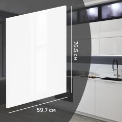 Фасад кухонного шкафа Аша 59.7x76.5 см KONSENSA ЛДСП цвет белый