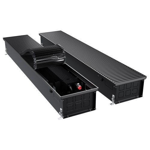 Конвектор внутрипольный Royal Thermo ATRIUM TURBO-150/250/2700-DG-U-BL