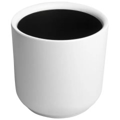 Кашпо Evergreen Design Дельта 25x25x25 см v9.8 л пластик белый