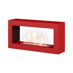 Биокамин SteelHeat FRAME ONE 900 красный (Стемалит)