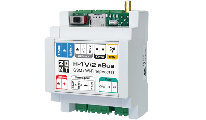 Блок дистанционного управления котлом GSM-Climate ZONT H-1V/2 eBUS