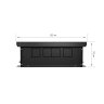 Конвектор внутрипольный Royal Thermo ATRIUM TURBO-110/300/800-DG-U-BL