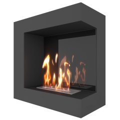 Биокамин угловой SteelHeat GRAND 600 правый (Стемалит)