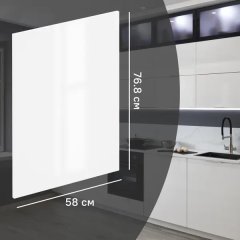 Фальшпанель для кухонного шкафа Аша 58x76.8 см KONSENSA ДСП цвет белый