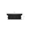 Конвектор внутрипольный Royal Thermo ATRIUM-75/200/2800-DG-U-DB