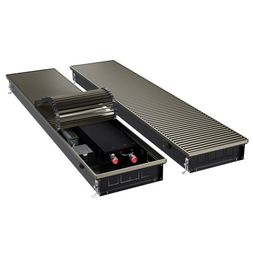 Конвектор внутрипольный Royal Thermo ATRIUM TURBO-90/300/1400-DG-U-DB