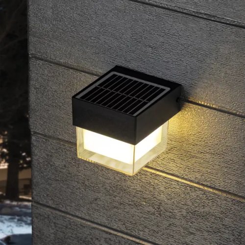 Светильник уличный настенный светодиодный на солнечных батареях Duwi Solar 4 Вт IP44 цвет черный 3 режима: нейтральный белый/теплый белый/холодный белый свет