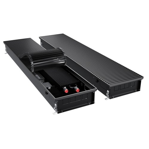 Конвектор внутрипольный Royal Thermo ATRIUM TURBO-110/300/2800-DG-U-BL