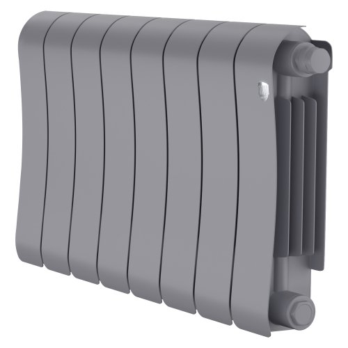 Радиатор биметаллический Royal Thermo Infinity 300 Silver Satin VR80 - 8 секц.