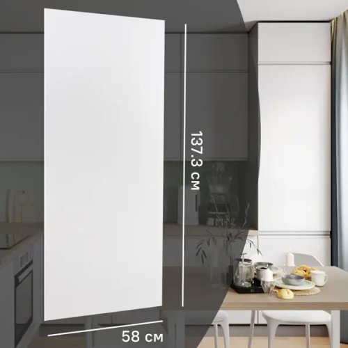 Фальшпанель для кухонного шкафа Токио 58x137,6 см KONSENSA МДФ цвет белый
