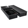 Конвектор внутрипольный Royal Thermo ATRIUM TURBO-190/400/800-DG-U-BL