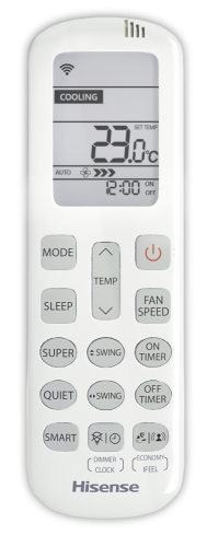 Инверторная сплит-система Hisense AS-13UW4RVETG01(C) CHAMPAGNE CRYSTAL SUPER DC Inverter