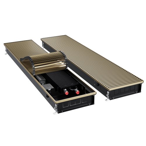 Конвектор внутрипольный Royal Thermo ATRIUM TURBO-90/300/2500-DG-U-AU