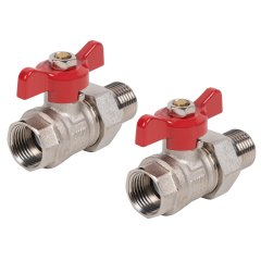 Набор для подключения радиатора Royal Thermo, прямой, 1/2