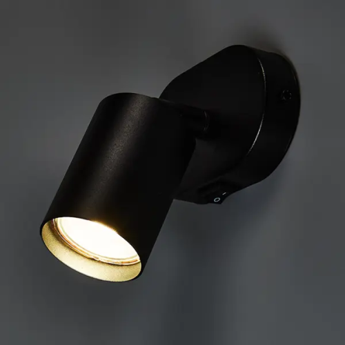 Спот поворотный Arte Lamp Aquarius 1 лампа GU10 2 м² цвет черный