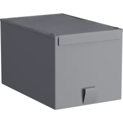 Короб для хранения Spaceo 18x16.5x28 см полипропилен цвет гранит