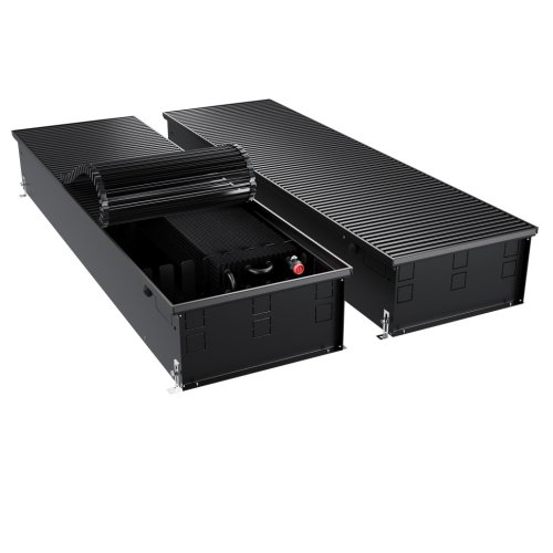 Конвектор внутрипольный Royal Thermo ATRIUM TURBO-190/400/2000-DG-U-BL
