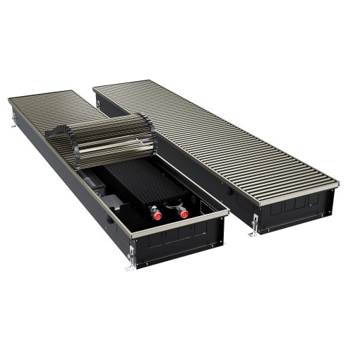 Конвектор внутрипольный Royal Thermo ATRIUM TURBO-110/300/2100-DG-U-LB