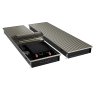 Конвектор внутрипольный Royal Thermo ATRIUM TURBO-90/400/2600-DG-U-LB