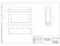 Биокамин SteelHeat WALL ONE 800 белый