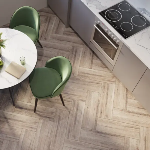 Глазурованный керамогранит LB Ceramics Маттоне 19.9x60.3x0.85 см 0.96 м² матовый цвет дерево