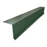 Планка ветровая для гибкой кровли 70x100 мм 2 м 0.4 мм цвет RAL 6005 зеленый