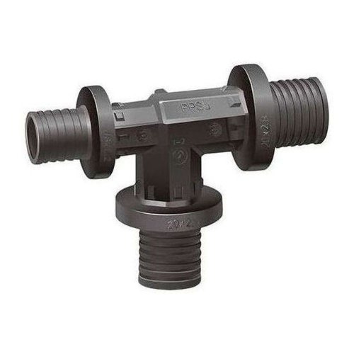 Тройник VARMEGA Slide-fit переходной, 25×20×20, аксиальный, PPSU, VM50513