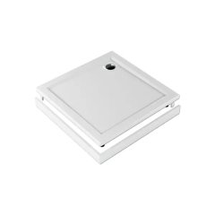 Экран для душевого поддона Метакам Апарт ABS_017727 прямоугольный 90x90 см цвет белый