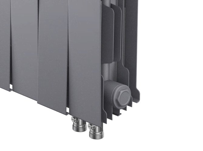 Радиатор Royal Thermo PianoForte 200 /Silver Satin - 18 секц. VDR