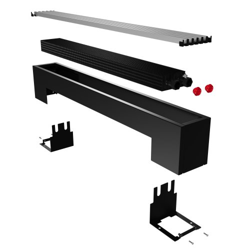 Конвектор напольный Royal Thermo STEP-180/180/1000-3-N-WT-LG-NA