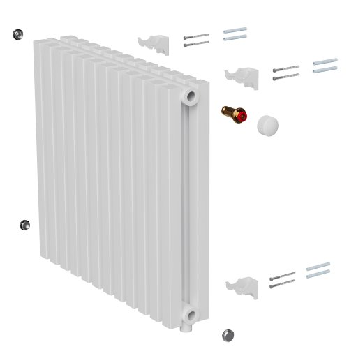 Дизайн-радиатор Royal Thermo Shift Q30 VC2050 - 28 секц. RAL9016