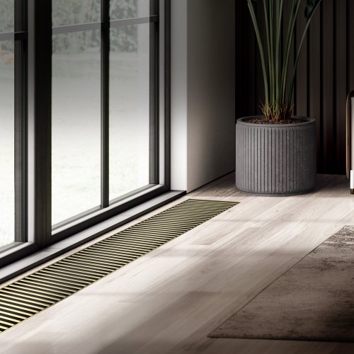 Конвектор внутрипольный Royal Thermo ATRIUM TURBO-150/400/1500-DG-U-AU