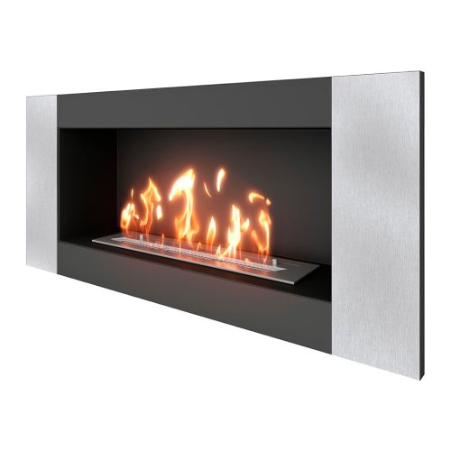 Биокамин встраиваемый SteelHeat LONG-V 900 Small (Стемалит)