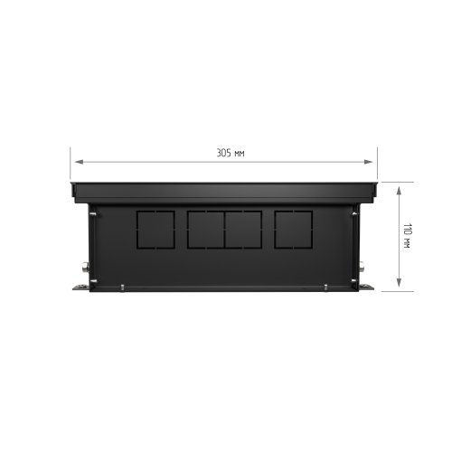 Конвектор внутрипольный Royal Thermo ATRIUM TURBO-110/300/3000-DG-U-NA