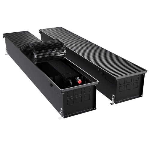 Конвектор внутрипольный Royal Thermo ATRIUM TURBO-190/250/2600-DG-U-BL