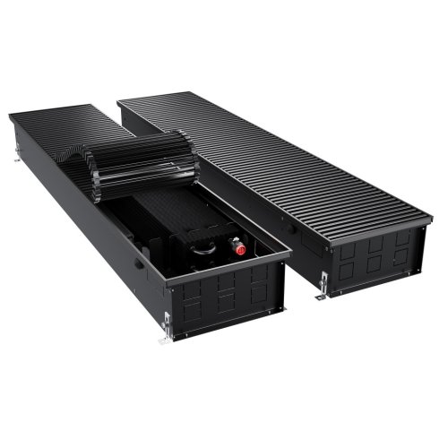 Конвектор внутрипольный Royal Thermo ATRIUM TURBO-150/300/1800-DG-U-BL