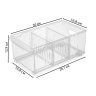 Контейнер Ролли 16.5x12.9x30.5 см 5 л пластик цвет прозрачный