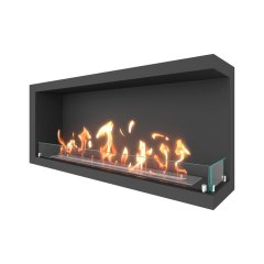 Биокамин угловой SteelHeat ONE 1200 правый (Стекло)
