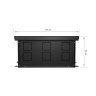 Конвектор внутрипольный Royal Thermo ATRIUM TURBO-150/300/1400-DG-U-AU