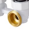 Узел нижнего подключения Royal Thermo угловой 1/2х3/4 EK (белый)