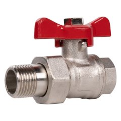 Кран шаровый Royal Thermo OPTIMAL 1/2 НГ, бабочка