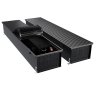 Конвектор внутрипольный Royal Thermo ATRIUM TURBO-190/300/2600-DG-U-BL