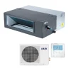 Канальный кондиционер AUX ALMD-H24/4R1B (v2) + AL-H24/4R1B(U) (v2), черный