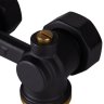 Узел нижнего подключения Royal Thermo угловой 1/2х3/4 EK (черный)